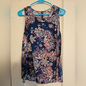 Floral Paisley Sleeveless Dress